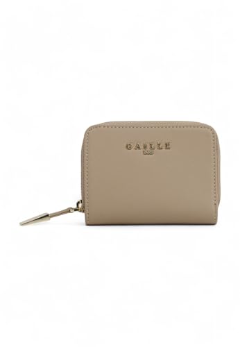 Gaelle Paris GAACW01210 Camel Mini-Portemonnaie Geldbeutel Geldbörse mit Reißverschluss, Camel, S, Zeitgenössisch von Gaelle Paris