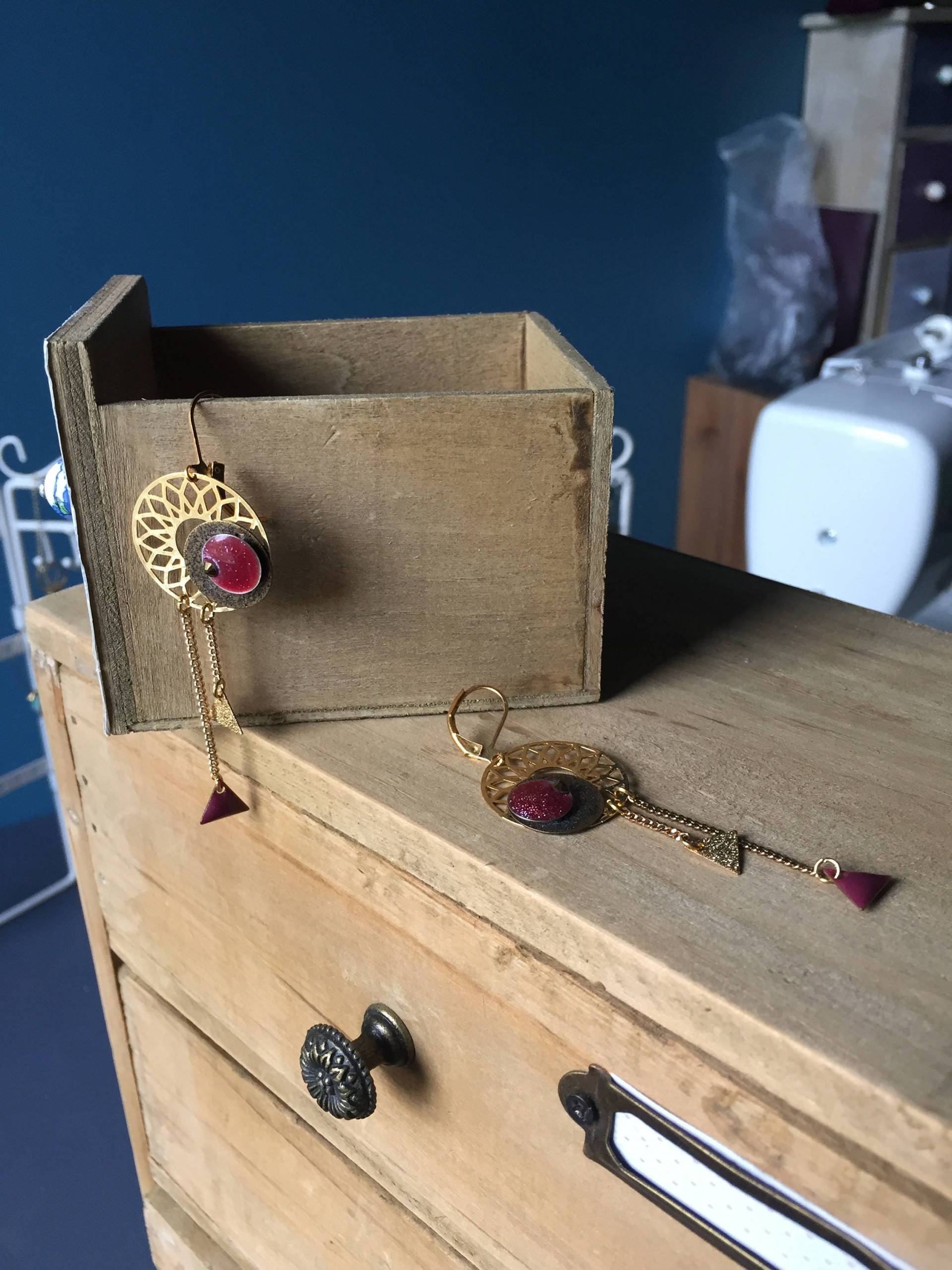 Ohrringe Kleine Eclipse von GaelleAtelier