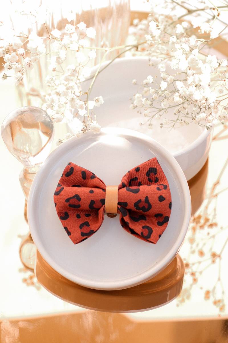 Clip-On-Knoten Mit Rost/Kupfer-Leopardendruck von GaelleHayme