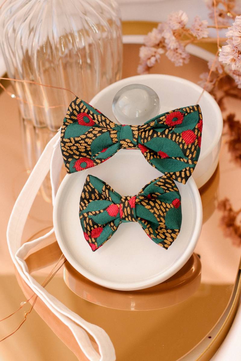 Duo Knoten Mann/Frau Rot Grün Und Gold von GaelleHayme