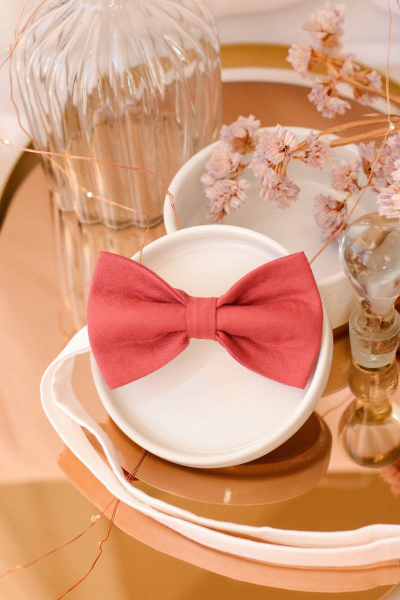 Fliege Aus Hellem Terrakotta-Krepp von GaelleHayme