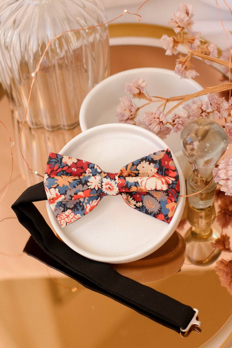 Fliege Bläuling, Terracotta, Butternut von GaelleHayme