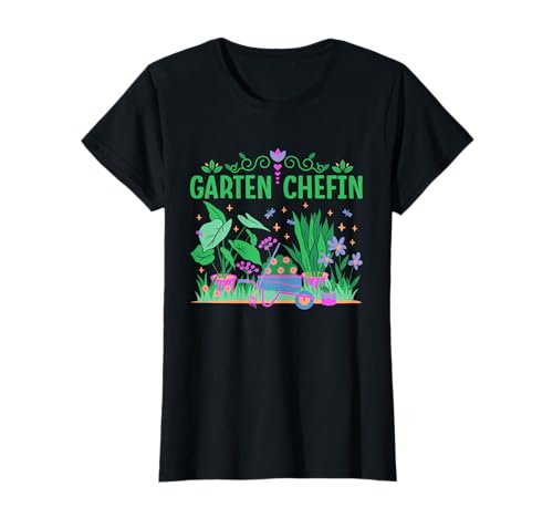 Garten Chefin Geschenke Frauen Gärtnerin Frau Floristik T-Shirt Garten Chefin Geschenke Frauen Gärtnerin Frau Floristik T-Shirt von Gärtnerin Hobbygärtnerin Geschenke Tshirt Damen