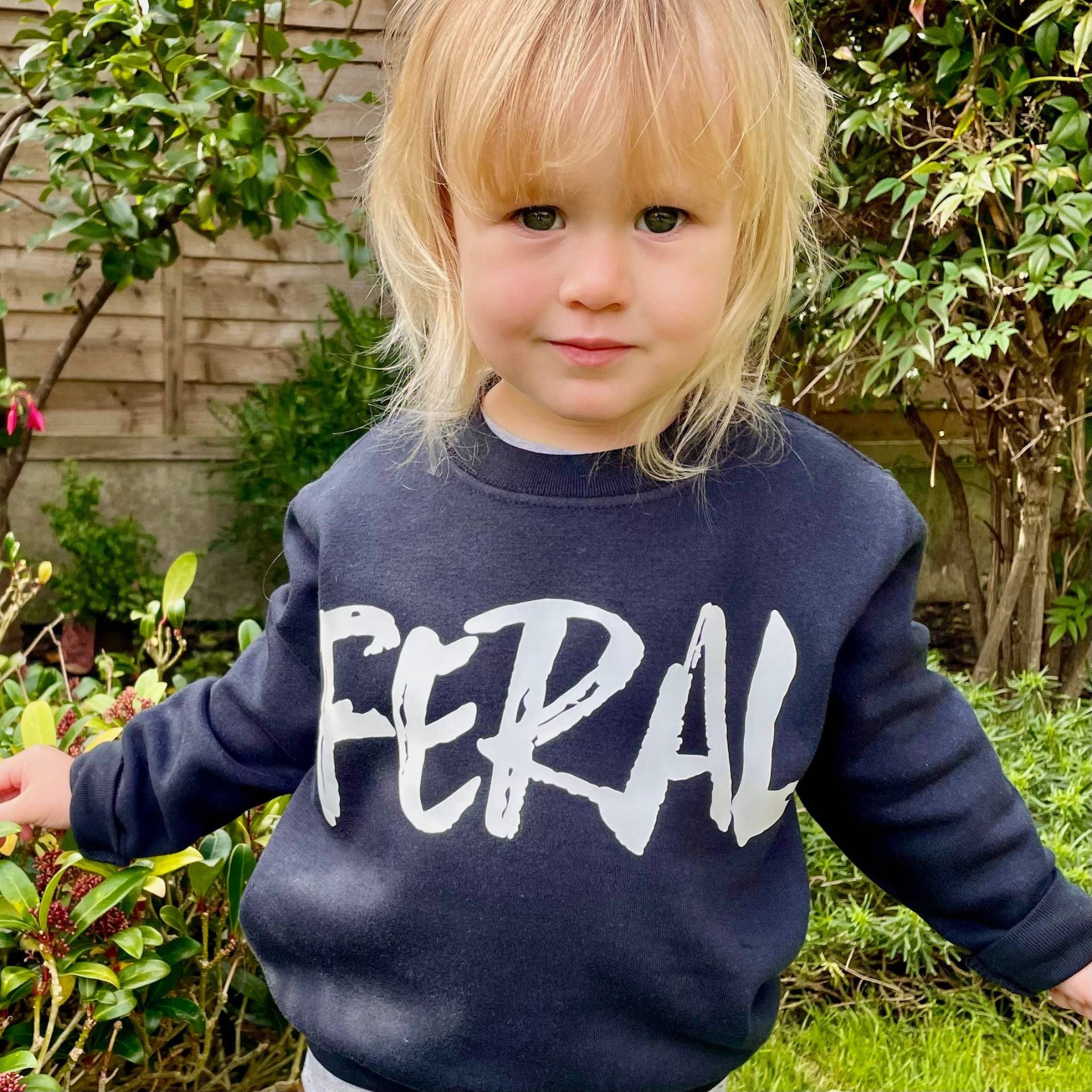 Feral Sweatshirt, Wild Child Kids Lockdown Sweater von GagaKidz