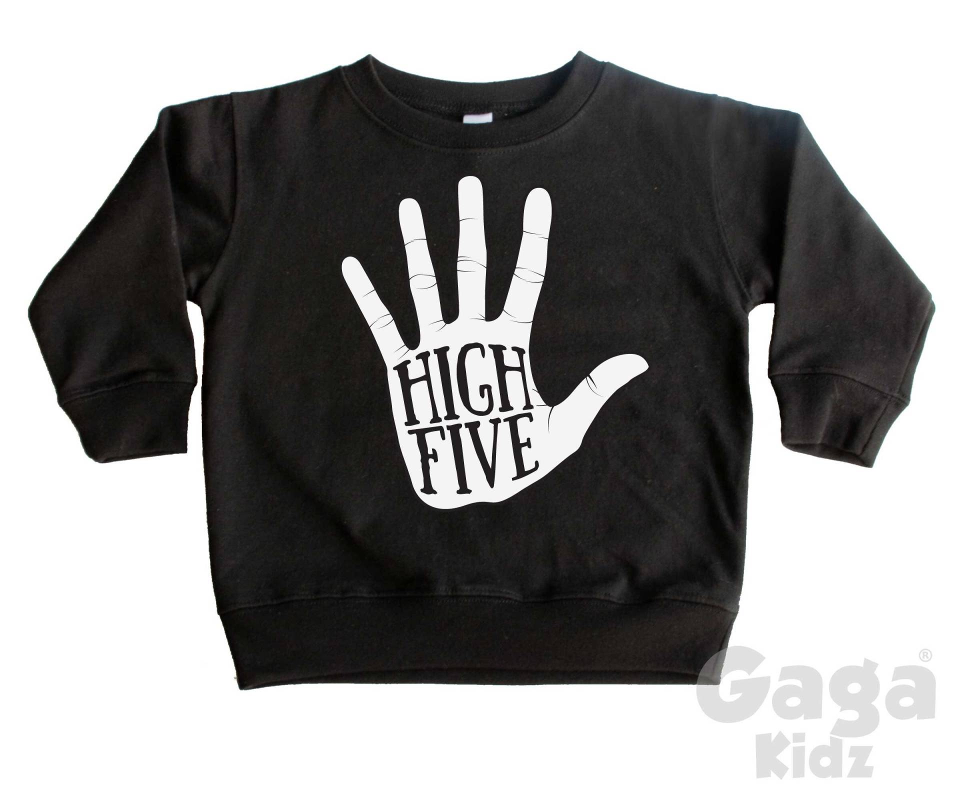 High 5 Kinder Sweatshirt, 5. Geburtstagsparty Geschenk, Jahre Alt Pullover von GagaKidz