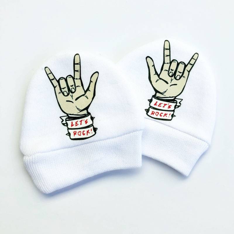Let's Rock Baby Handschuhe Alternative Kratzhandschuhe Aus Baumwolle Let's Rock Baby Handschuhe Alternative Kratzhandschuhe Aus Baumwolle von GagaKidz