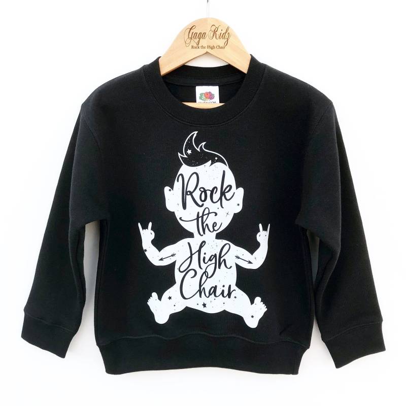 Rock The High Chair Kinder Sweatshirt - N Roll Pullover von GagaKidz