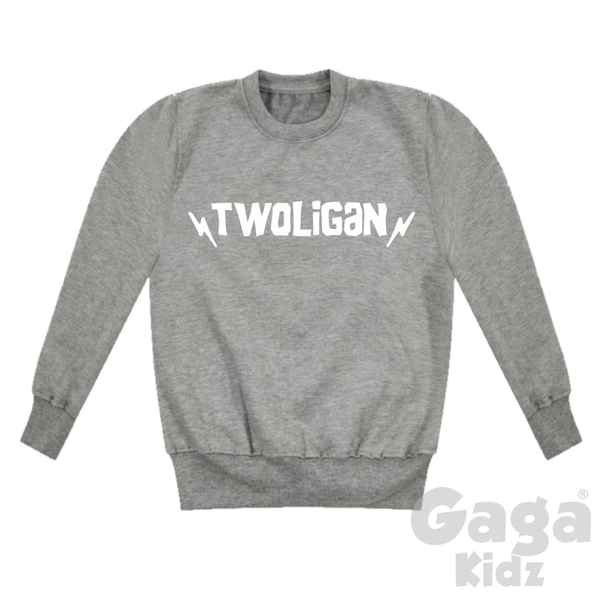 Twoligan Kinder Sweatshirt, 2nd Birthday Party Outfit, Geschenk Für 2 Jahre Alt, Kleinkind Pullover von GagaKidz