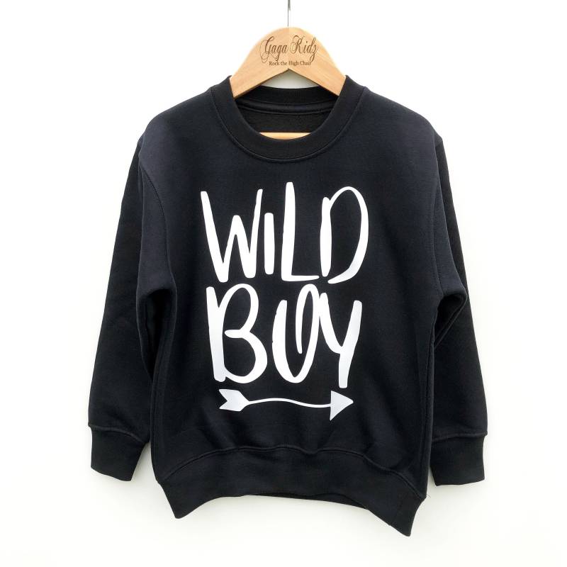 Wild Boy Sweatshirt Kinder Outdoor Abenteuer Kleidung von GagaKidz