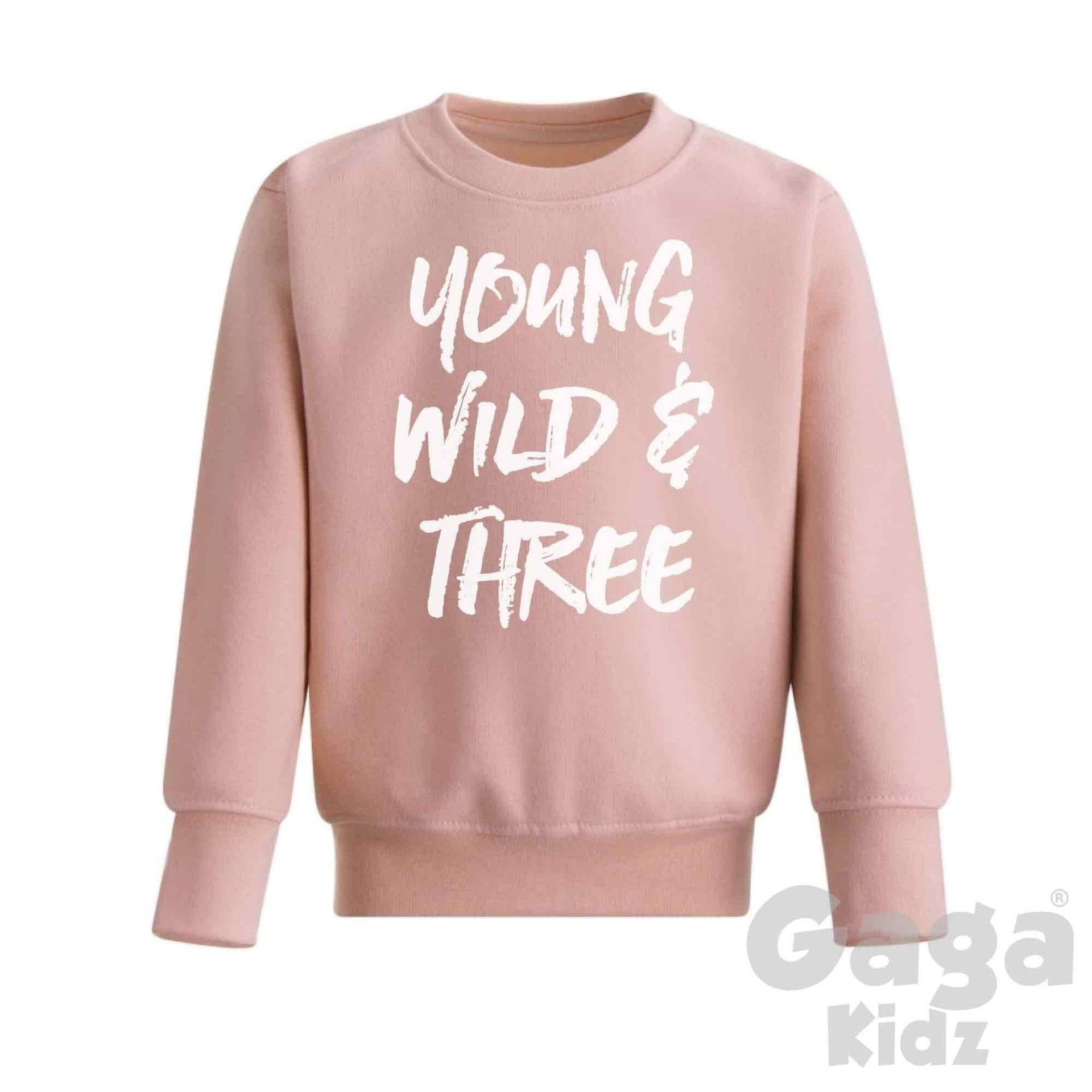 Young Wild & Three Kinder Sweatshirt von GagaKidz