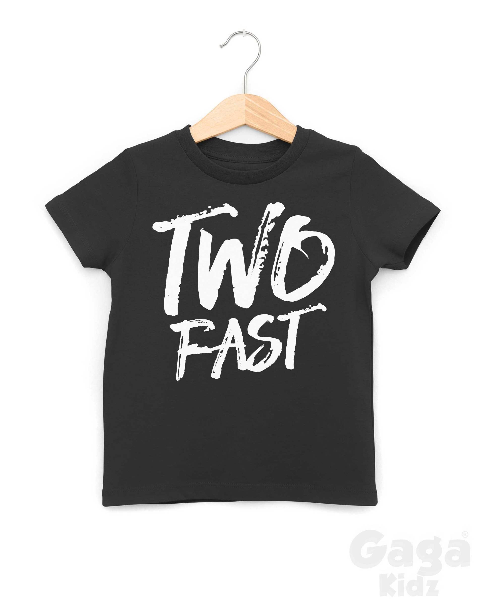 Zwei Fast Kinder T-Shirt, 2nd Birthday Party Geschenk, Trendy Kleinkind Outfit von GagaKidz