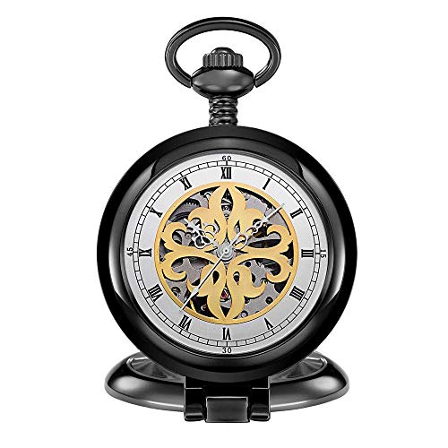 GagalU Taschenuhr mit Antik-Finish-Gehäuse. Mechanische Taschenuhr der Classic Collection bietet Präzision und Genauigkeit von GagalU