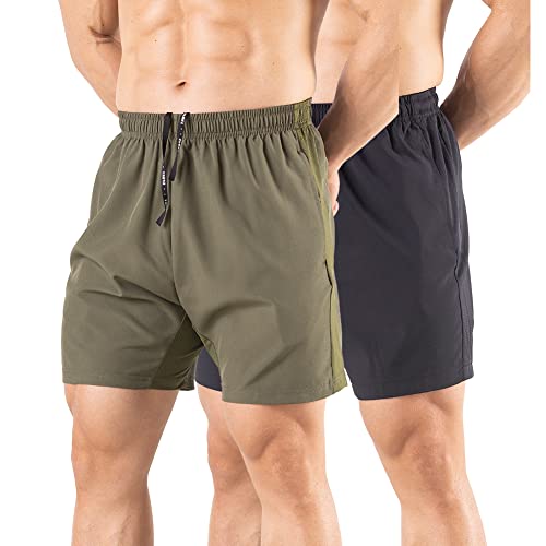 Gaglg Herren Laufshorts Shorts, schwarz/grau, L von Gaglg