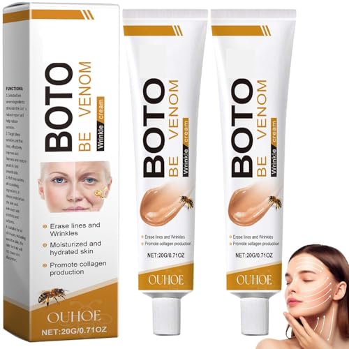 Anti-Falten-Creme, Anti-Falten-Feuchtigkeitscreme für Gesicht und Hals, Creme speziell für Frauen, Cre-me für alle Hauttypen (2) von Gahwa