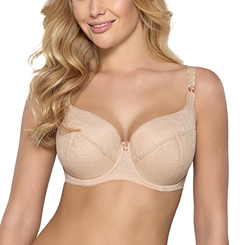 Gaia 758 Micaela Dame Bügel BH Leicht Gepolstert Regulierbar Unterwäsche, Beige,70G von Kamea