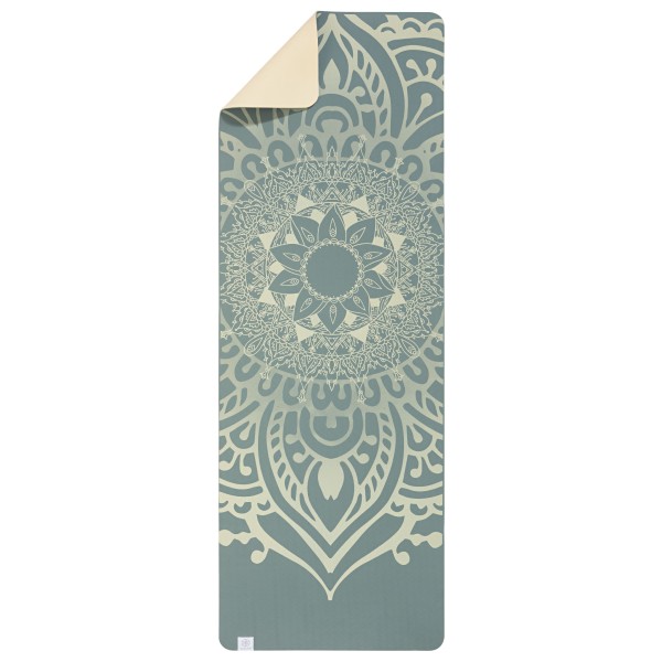 GAIAM - TPE Sundial Layers Yogamatte Printed - Yogamatte Gr 61 x 173 x 0,6 cm grau von Gaiam
