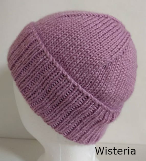 Teen Es Strickmütze Groß, Junior Skippermütze, Mädchen/Junge Größe Gift, Birthday Geschenk, Manschettenmütze von GaiasKnittedGifts