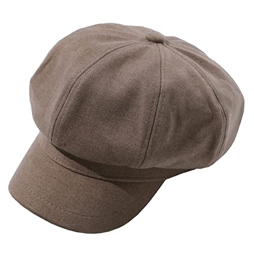 Gajaous Ballonmützen für Damen Visor Peaked Beret Retro Baker Boy Hat Newsboy Cap von Gajaous