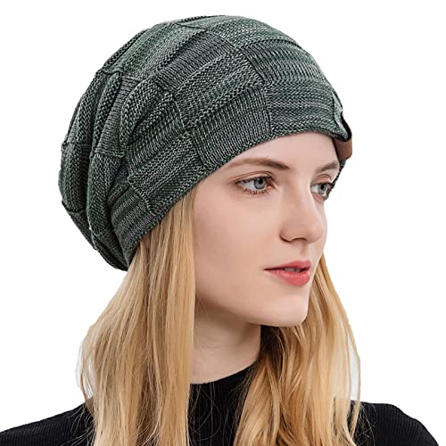 Gajaous Damen Beanie Mütze Warme gefütterte Feinstrick Herren Mütze Fleece Innenfutter Unisex Wintermütze von Gajaous