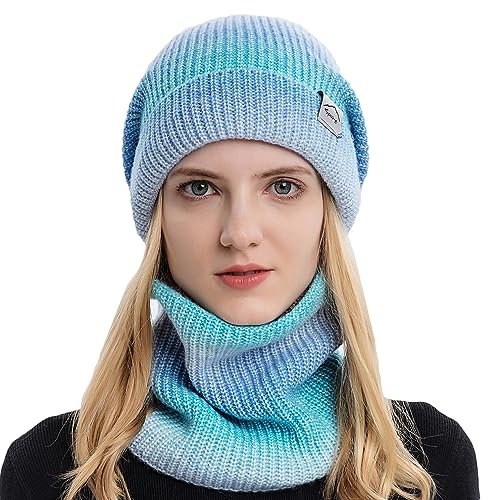 Gajaous Damen Beanie Mütze Warme gefütterte Feinstrick Herren Mütze Fleece Innenfutter Unisex Wintermütze von Gajaous