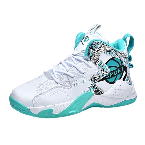 Gakricrey Basketballschuhe Herren Damen Turnschuhe Outdoor Mode Sportschuhe Gym Sneaker Trainingsschuhe Atmungsaktive 851 Weißer Mond EU 38 Gakricrey Basketballschuhe Herren Damen Turnschuhe Outdoor Mode Sportschuhe Gym Sneaker Trainingsschuhe Atmungsaktive 851 Weißer Mond EU 38 von Gakricrey