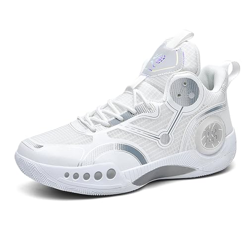 Gakricrey Basketballschuhe Herren Damen Turnschuhe Outdoor Mode Sportschuhe Gym Sneaker Trainingsschuhe Atmungsaktive 866 weißgrau EU 38 Gakricrey Basketballschuhe Herren Damen Turnschuhe Outdoor Mode Sportschuhe Gym Sneaker Trainingsschuhe Atmungsaktive 866 weißgrau EU 38 von Gakricrey