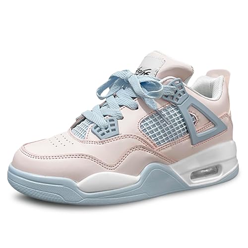 Gakricrey Damen Air 4 Retro Sneaker Schuhe Basketballschuhe Retro Schuhe Skateboardschuhe Laufschuhe Turnschuhe Sportschuhe von Gakricrey