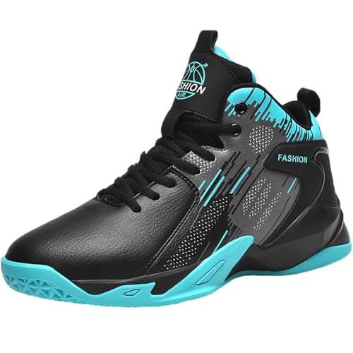Gakricrey Herren Basketballschuhe Mode Sport Basketballschuhe Herren Große Größe Sportschuhe 6933 SchwarzTürkisgrün EU 43 Gakricrey Herren Basketballschuhe Mode Sport Basketballschuhe Herren Große Größe Sportschuhe 6933 SchwarzTürkisgrün EU 43 von Gakricrey