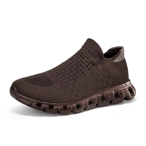 Gakricrey Herren Damen Slip On Sneaker Leichte Atmungsaktiv Sportschuhe Turnschuhe Bequem Schlupfschuhe Freizeitschuhe Straßenlaufschuhe Walkingschuhe Unisex 276 Kaffeefarbe EU 37 Gakricrey Herren Damen Slip On Sneaker Leichte Atmungsaktiv Sportschuhe Turnschuhe Bequem Schlupfschuhe Freizeitschuhe Straßenlaufschuhe Walkingschuhe Unisex 276 Kaffeefarbe EU 37 von Gakricrey