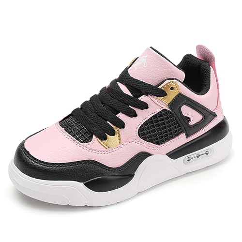 Gakricrey Air 4 Retro Sneaker Schuhe Kinder Basketballschuhe Sportschuhe Jungen Mädchen Turnschuhe Unisex Kinderschuhe rutschfest AET005 rosa EU 31 Gakricrey Air 4 Retro Sneaker Schuhe Kinder Basketballschuhe Sportschuhe Jungen Mädchen Turnschuhe Unisex Kinderschuhe rutschfest AET005 rosa EU 31 von Gakricrey