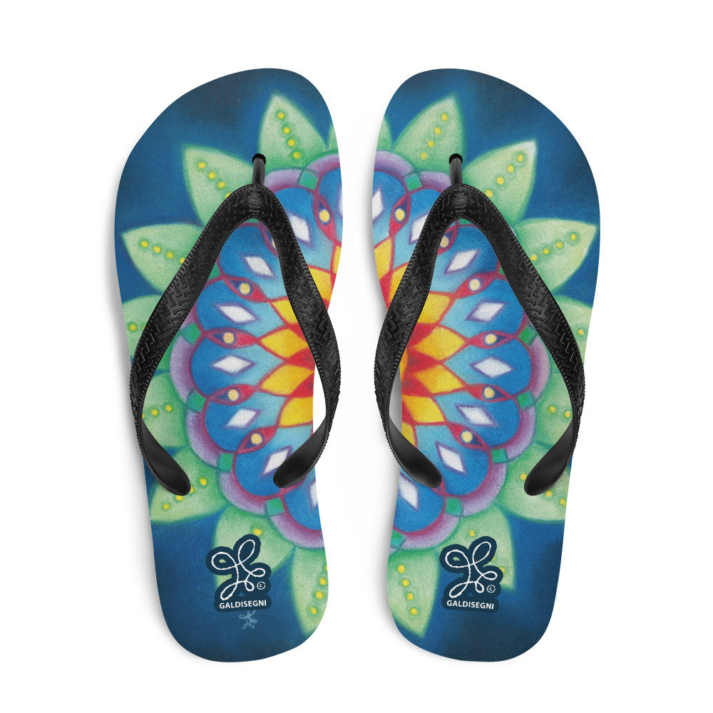 Flip-Flops "Saat Der Freude" Von Gal Dissegni von GalDisegniArt