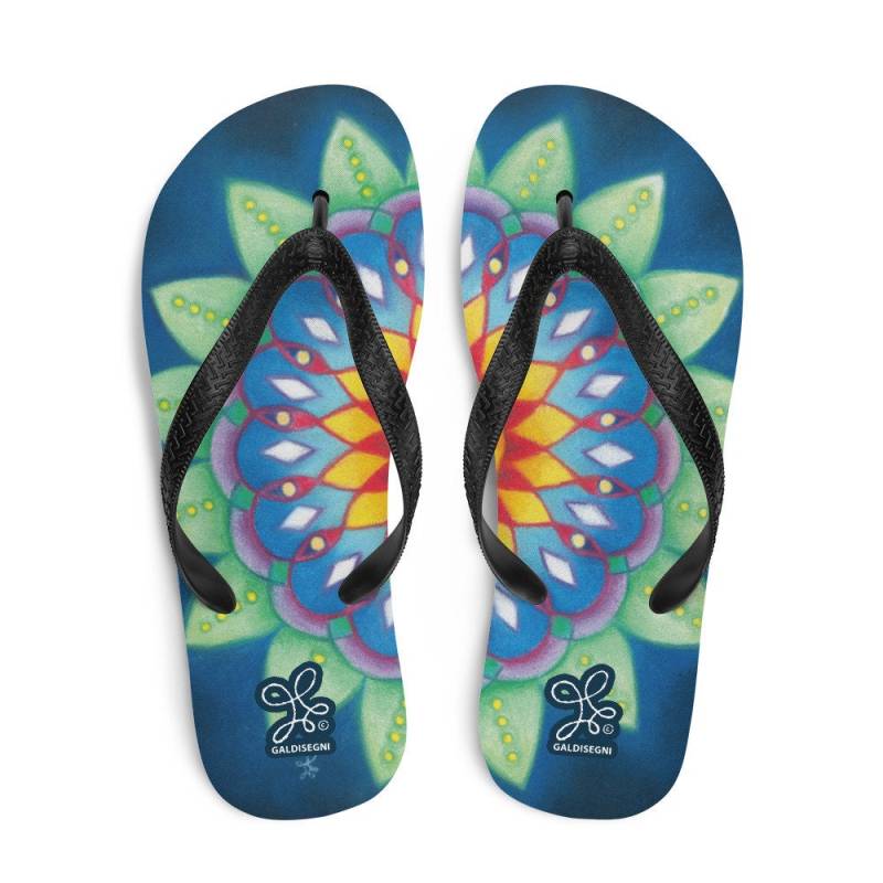 Flip-Flops "Saat Der Freude" Von Gal Dissegni von GalDisegniArt