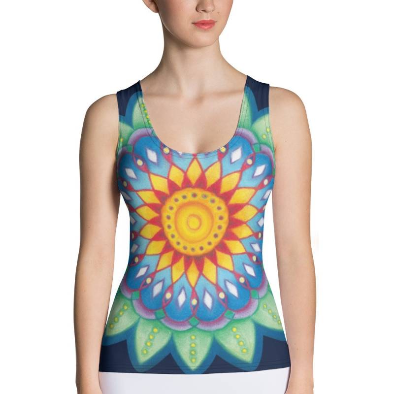 Sublimation Cut & Sew Tank Top "Seed Of Joy" Von Gal Disegni von GalDisegniArt
