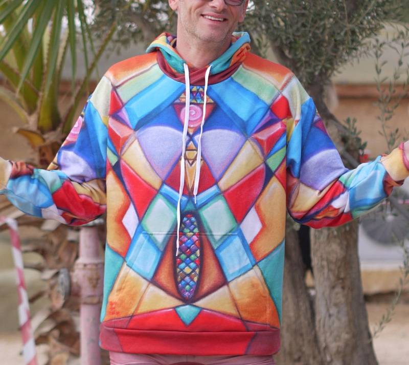 Unisex Hoodie "Power Crystal" Von Gal Disegni von GalDisegniArt