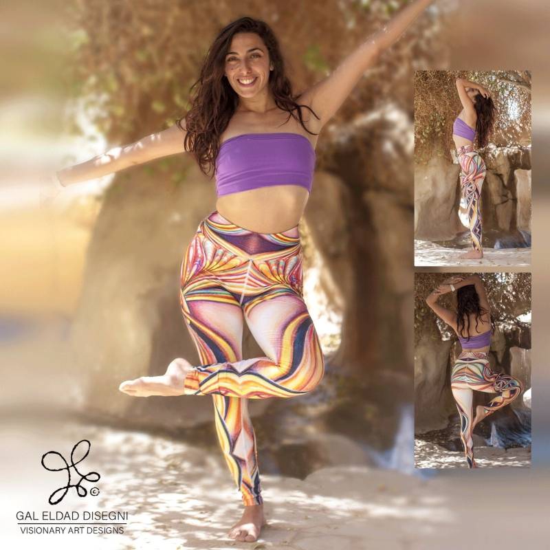 Yoga Leggings "Soul Dna" Von Gal Disegni ." von GalDisegniArt