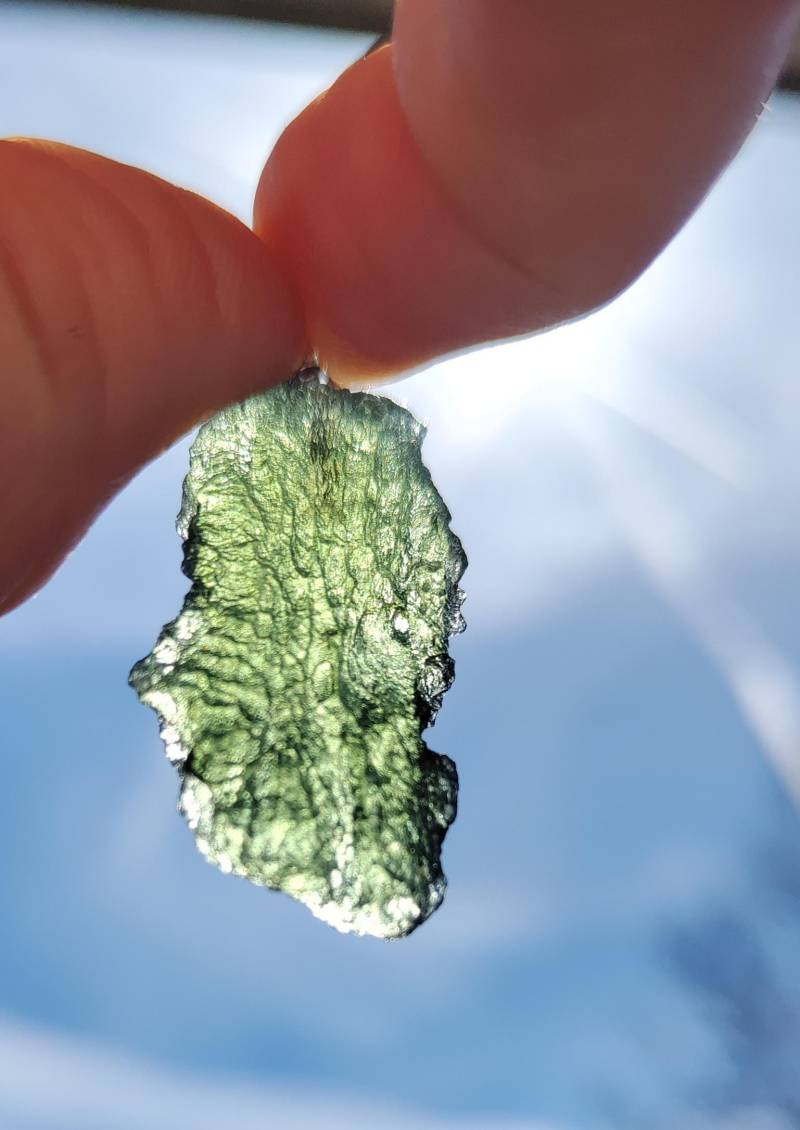 Moldavit Anhänger - 4, 6G von GalacticDivineLotus