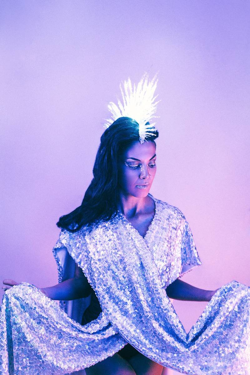 Andromeda Led Ice Light Up Mohawk Festival Headpiece Accessoires Rave Outfit Andromeda Led Ice Light Up Mohawk Festival Headpiece Accessoires Rave Outfit von GalaktiKreations