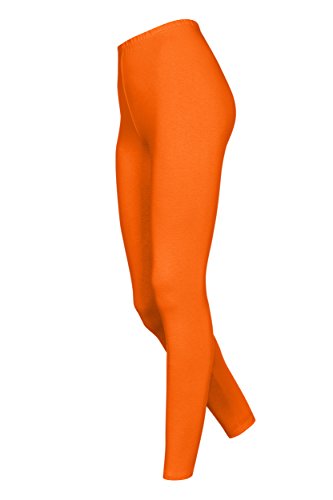 Galaxie Lange Kinder Leggings, Orange, 134 von Galaxie