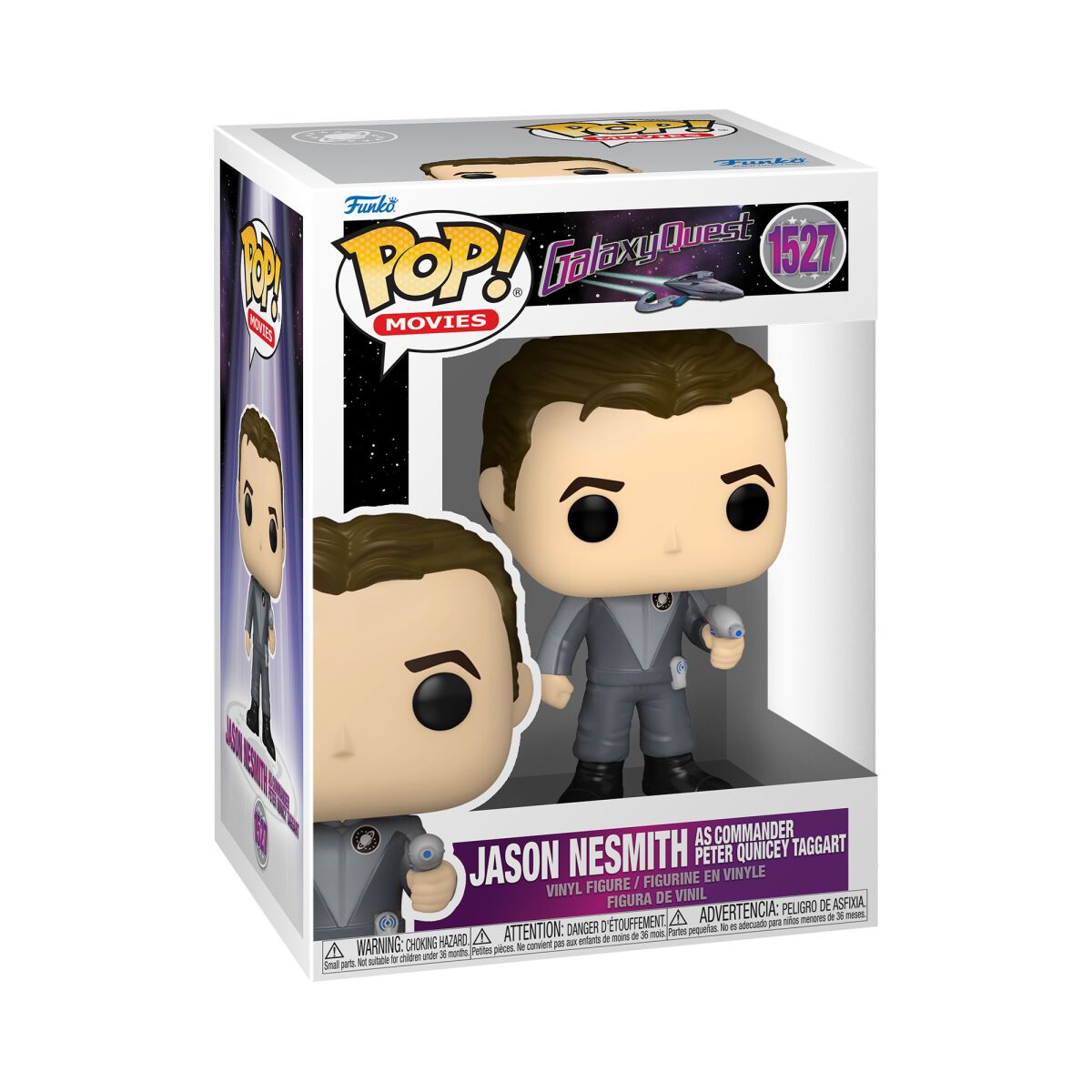 Galaxy Quest - Jason Nesmith as Commander Peter Qunicey Taggart Vinyl Figur 1527 - Funko Pop! Figur - Funko Shop Deutschland - Lizenzierter Fanartikel von Galaxy Quest