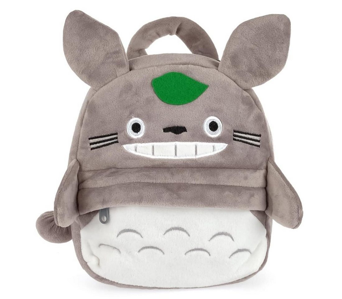 GalaxyCat Daypack Kinder Rucksack für kleine Totoro Fans aus weichem Plüsch, Kinder Rucksack in Totoro Form von GalaxyCat