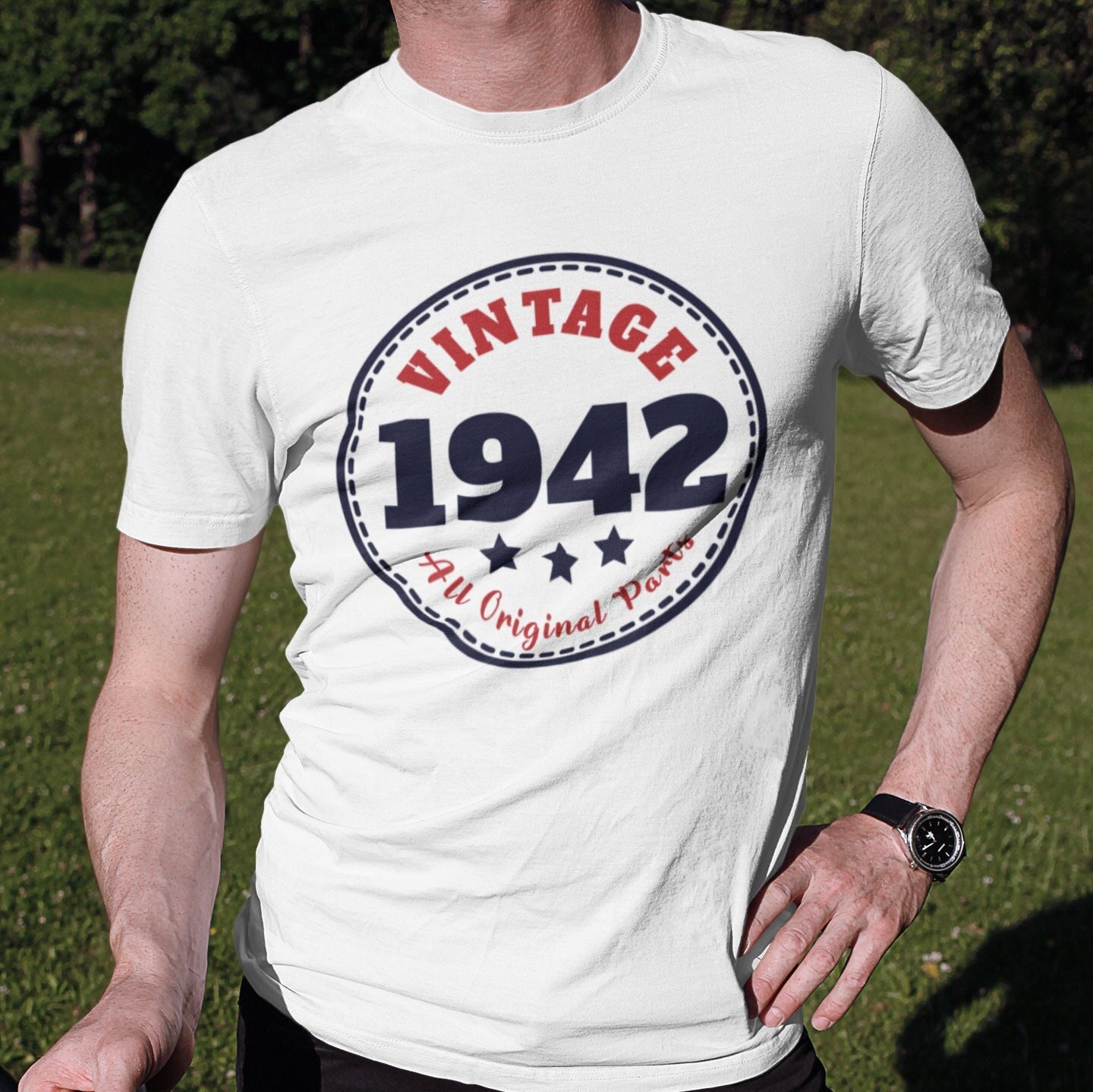 Vintage 1942 Shirt, 82., Geburtstagsgeschenk, Retro T 82. Geburtstag Männer, Papa Mama, Opa, Oma von GalaxyShirtUS