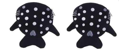 2 x niedliche Walhai-Geldbörse, Hai-Geldbörse, ästhetisches Kawaii-Zubehör mit Reißverschluss, lustige kleine Plüsch-Mädchen-Geldbörse, Damen-Münzgeldbörsen und Taschen, Herrenmode, Schwarz, 2 x niedliche Walhai-Geldbörse, Hai-Geldbörse, ästhetisches Kawaii-Zubehör mit Reißverschluss, lustige kleine Plüsch-Mädchen-Geldbörse, Damen-Münzgeldbörsen und Taschen, Herrenmode, Schwarz, von Galepromot