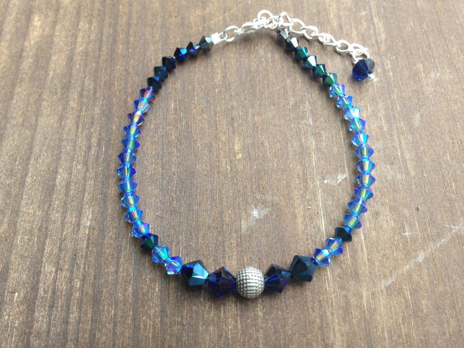 Blau/Violett Kristall Armband Blau/Violett Kristall Armband von GaleriBach