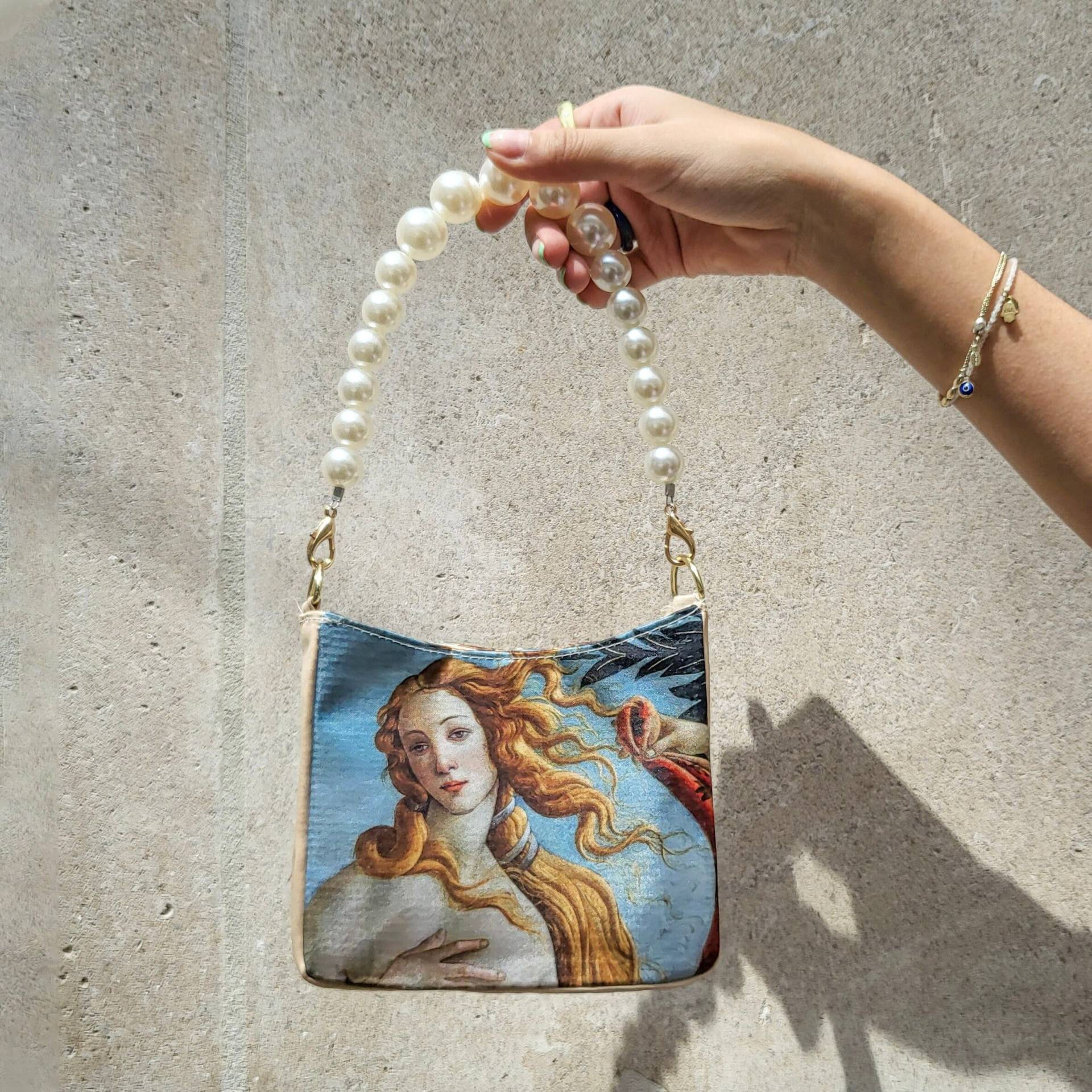 Botticelli Tasche | Mini Hangetasche Renaissance Regency Cottagecore Stil von GaleriaLabel