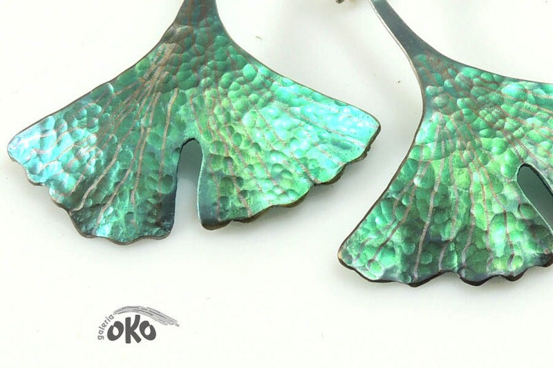 Ohrringe Aus Titan/Ginkgo Biloba Ohrringe Aus Titan/Ginkgo Biloba von GaleriaOKO