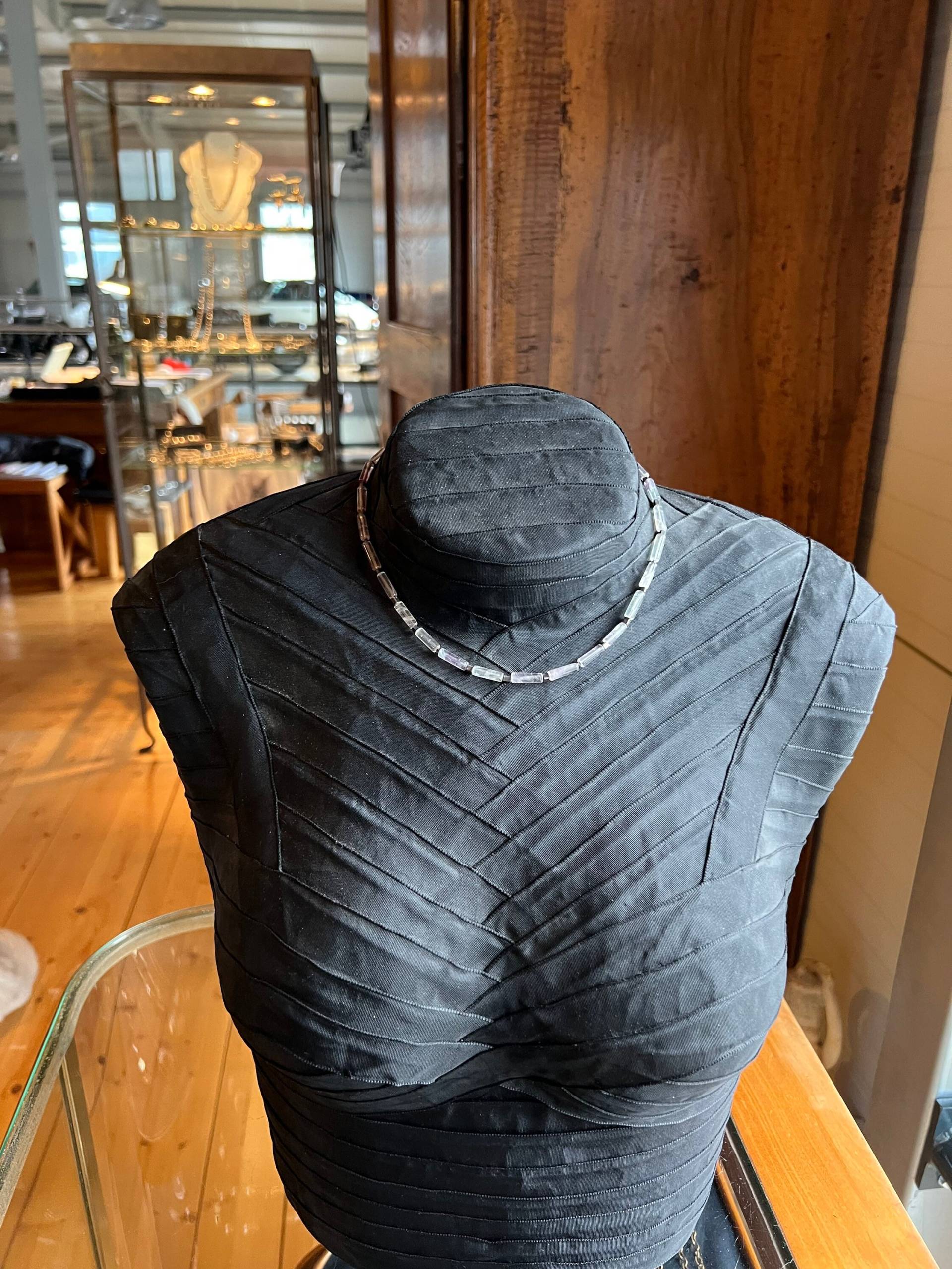 Amethyst Kette Mit Silber Elementen von GalerieTrunz