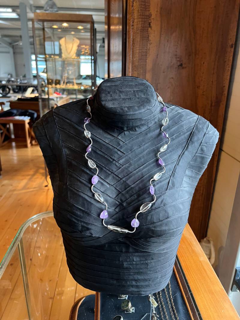 Amethyst Und Rauchquarz Kette von GalerieTrunz