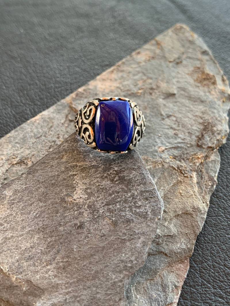 Ring Silber Mit Lapislazuli von GalerieTrunz