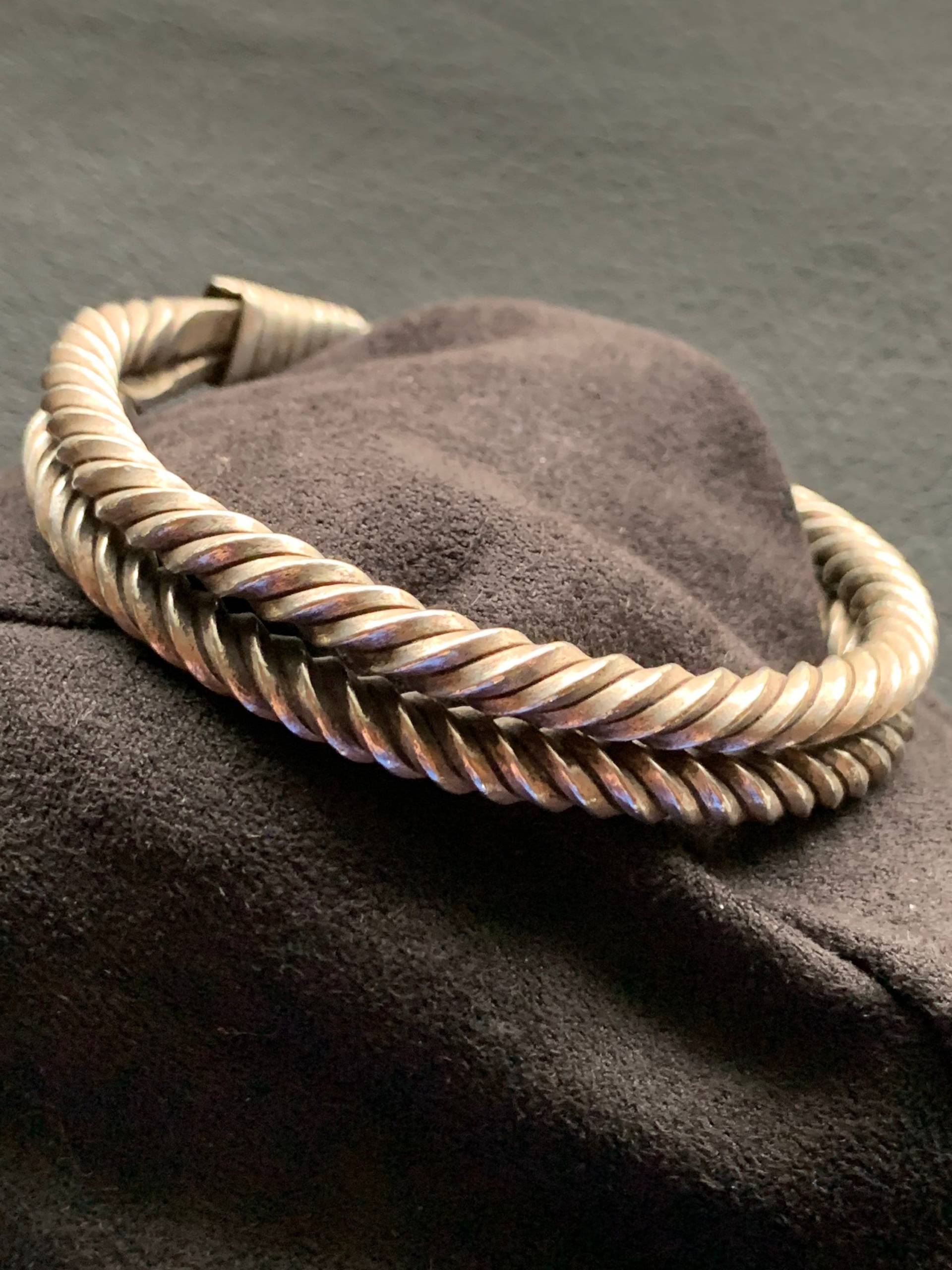 Silberarmreif Geflochten von GalerieTrunz