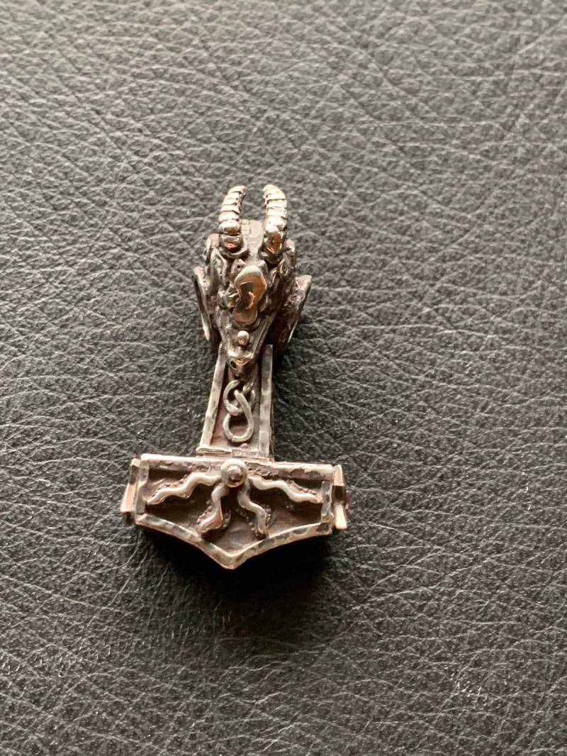 Silberpedant 925 Mit Rotem Zirconia Von Elf Craft von GalerieTrunz